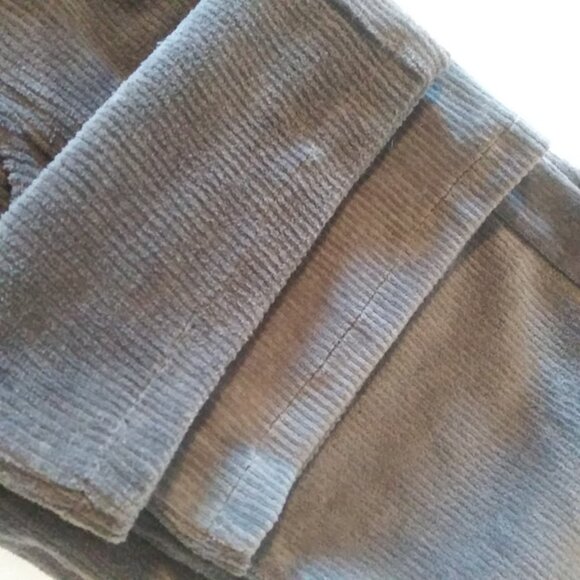 Quacker Factory by Jeanne Bice women's size M gray corduroy straight leg pants - Picture 14 of 15